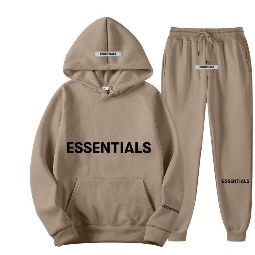 Fear of god essentials store hoodie set