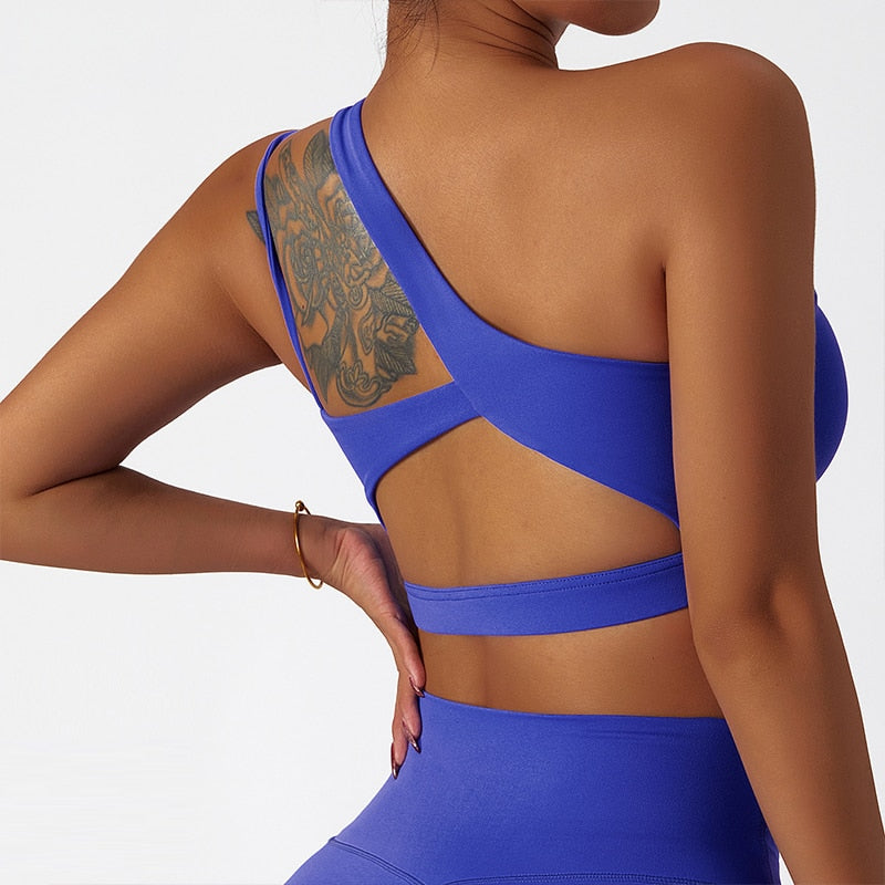 Theresa One Shoulder Sports Bra